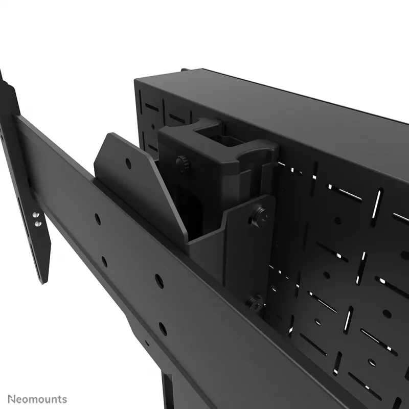 Neomounts FL50S-825BL1 TV-Rollwagen 37-75 Zoll - TÜV, Schwarz, Fester Bodenständer, Stahl, 70 kg, 94 cm (37 Zoll), 190,5 cm (75 Zoll)