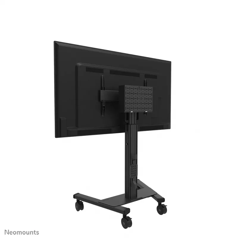 Neomounts FL50S-825BL1 TV-Rollwagen 37-75 Zoll - TÜV, Schwarz, Fester Bodenständer, Stahl, 70 kg, 94 cm (37 Zoll), 190,5 cm (75 Zoll)