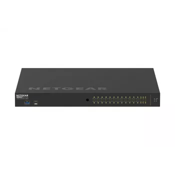 NETGEAR M4250-26G4XF-PoE+ Managed L2/L3 Gigabit Ethernet (10/100/1000) Power over Ethernet (PoE) 1U Schwarz