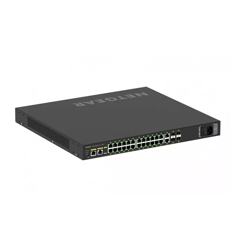 NETGEAR M4250-26G4XF-PoE+ Managed L2/L3 Gigabit Ethernet (10/100/1000) Power over Ethernet (PoE) 1U Schwarz