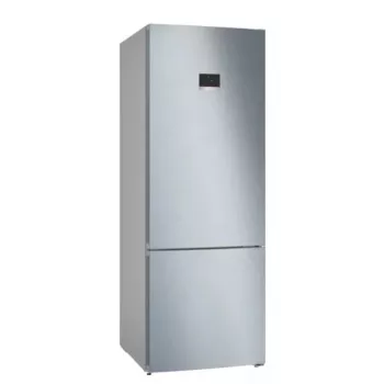 Kühl-Gefrierkombination Bosch Serie 4 KGN56XLEB — freistehend, Edelstahl, 508 L (400 L Kühlteil + 108 L Gefrierteil), No Frost, LED-Display