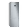 Kühl-Gefrierkombination Bosch Serie 4 KGN56XLEB — freistehend, Edelstahl, 508 L (400 L Kühlteil + 108 L Gefrierteil), No Frost, LED-Display