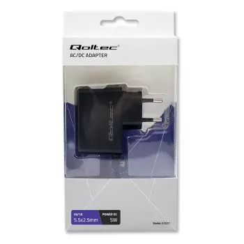 Netzteil Qoltec 51021 Innenbereich Schwarz 220–240 V 1,4 m Kabel