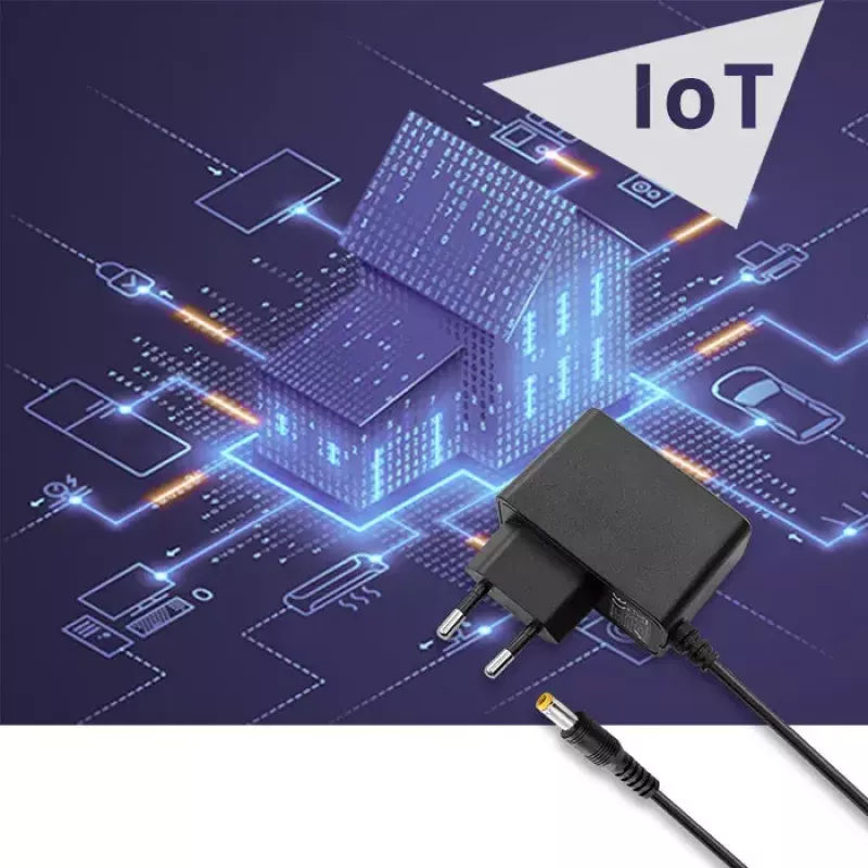 Netzteil Qoltec 51021 Innenbereich Schwarz 220–240 V 1,4 m Kabel
