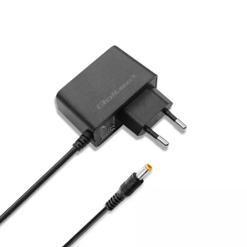 Netzteil Qoltec 51021 Innenbereich Schwarz 220–240 V 1,4 m Kabel