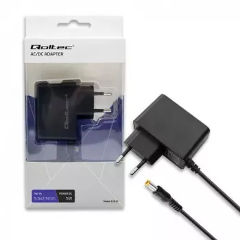 Netzteil Qoltec 51021 Innenbereich Schwarz 220–240 V 1,4 m Kabel