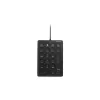 Kensington Kabelgebundenes numerisches Tastenfeld, USB, 21, Laptop/PC, Schwarz