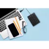 Kensington Kabelgebundenes numerisches Tastenfeld, USB, 21, Laptop/PC, Schwarz