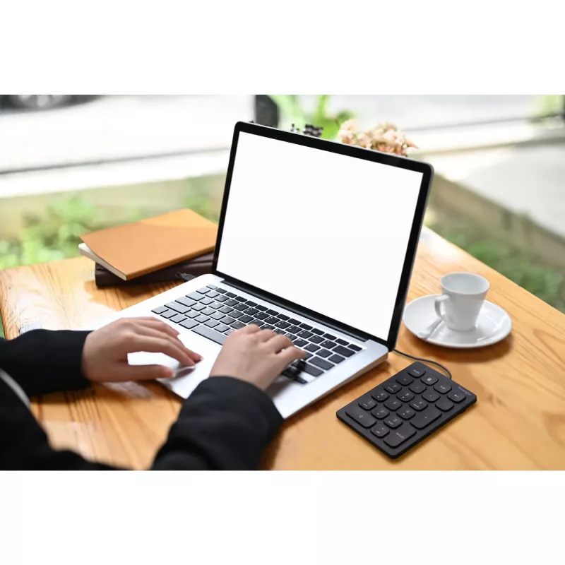 Kensington Kabelgebundenes numerisches Tastenfeld, USB, 21, Laptop/PC, Schwarz