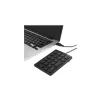 Kensington Kabelgebundenes numerisches Tastenfeld, USB, 21, Laptop/PC, Schwarz