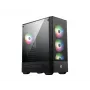 PC-Gehäuse MSI MAG FORGE 112R Midi-Tower Schwarz mit gehärtetem Glas, 3x120mm Frontlüfter, ATX/Micro-ATX/Mini-ITX Unterstützung