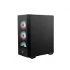 PC-Gehäuse MSI MAG FORGE 112R Midi-Tower Schwarz mit gehärtetem Glas, 3x120mm Frontlüfter, ATX/Micro-ATX/Mini-ITX Unterstützung