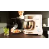 Standmixer BLAUPUNKT SMM501 — 5 l Edelstahlschüssel, 1000 W, kippbarer Kopf, Drehregler, weiß