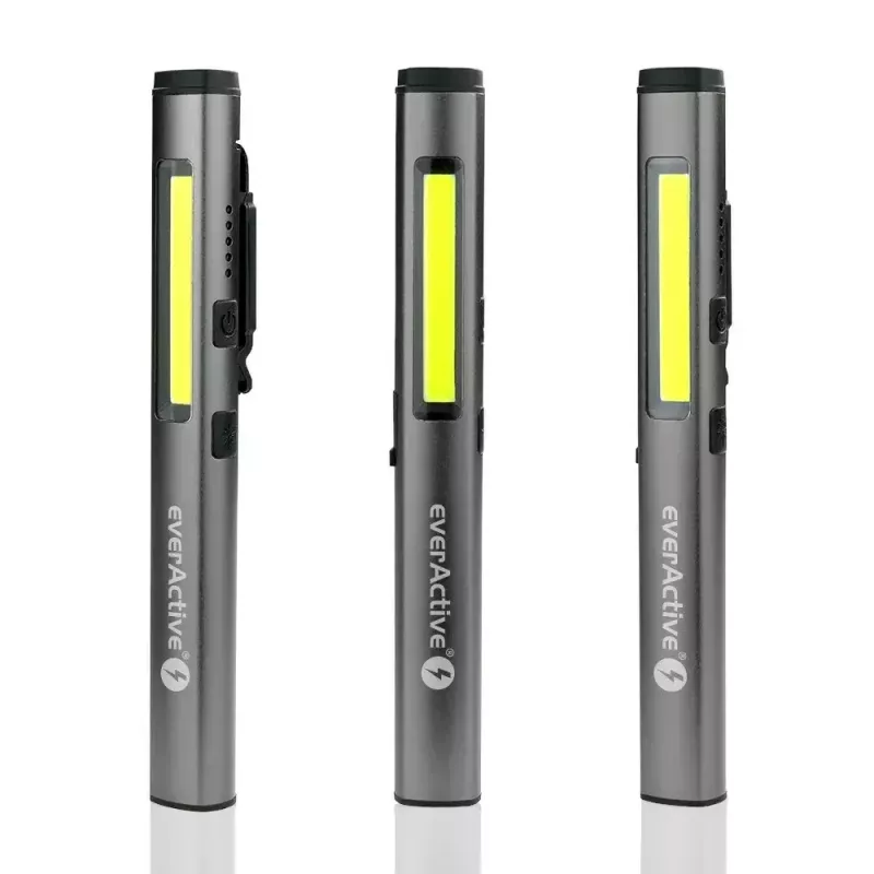 Wiederaufladbare Lithium-Ionen-Batterie everActive PL-350R 3500mAh 3,7V für Taschenlampen und tragbare Geräte, IP54, Aluminiumgehäuse