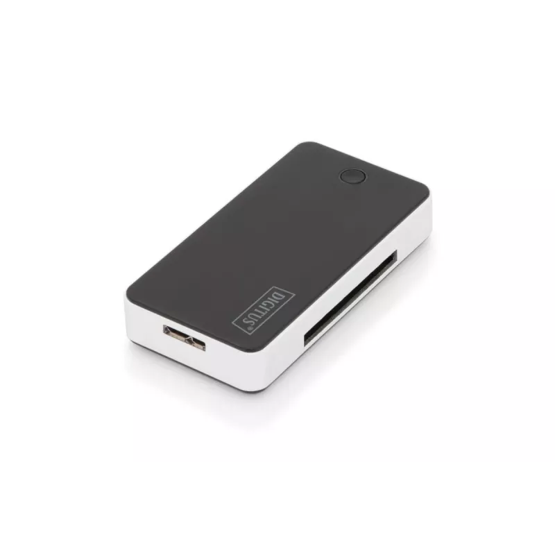 DIGITUS USB 3.0 Kartenleser, unterstützt MS/SD/SDHC/MiniSD/M2/CF/MD/SDXC-Karten, 1M USB-A-Anschlusskabel
