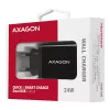 Axagon ACU-QS24 QUICK and SMART Wandladegerät, 2x USB-Anschluss QC3.0/AFC/FCP + 5V-1,2A, 24W