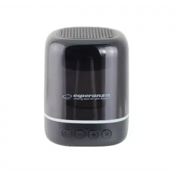 Tragbarer Lautsprecher ESPERANZA EP154, 3W RMS, Bluetooth 5.0, MicroSD, FM, 4 h Spielzeit, Schwarz