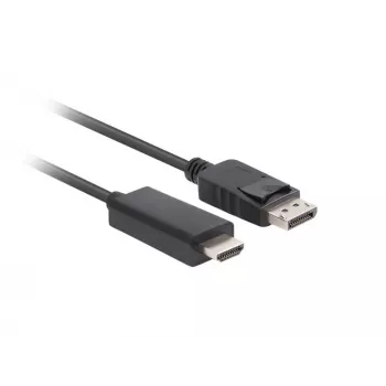 LANBERG-Kabeladapter DisplayPort HDMI Schwarz