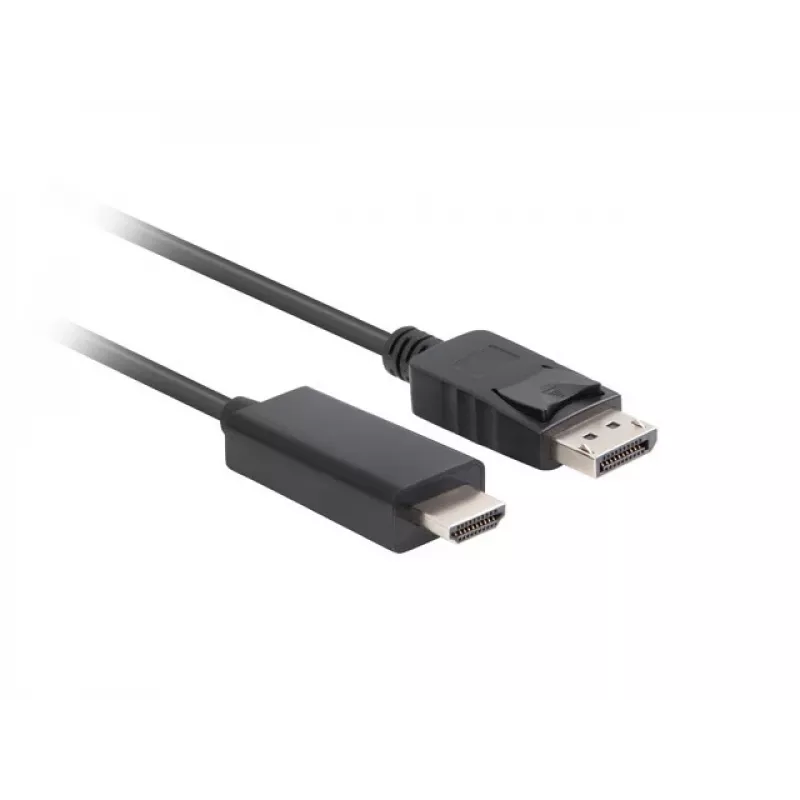 LANBERG-Kabeladapter DisplayPort HDMI Schwarz