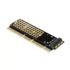 Axagon PCEM2-1U PCIe x16/x8/x4 - M.2 NVMe M-Key-Slot-Adapter 1U