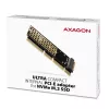 Axagon PCEM2-1U PCIe x16/x8/x4 - M.2 NVMe M-Key-Slot-Adapter 1U