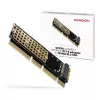 Axagon PCEM2-1U PCIe x16/x8/x4 - M.2 NVMe M-Key-Slot-Adapter 1U