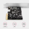 Axagon PCES-SA4X4 PCIe-Controller - 4x interner SATA 6G Port, ASM1164, SP & LP
