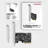 Axagon PCES-SA4X4 PCIe-Controller - 4x interner SATA 6G Port, ASM1164, SP & LP