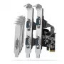Axagon PCEA-S4N PCIe - 4x Seriell-Port 250 kbps Adapter mit SP und LP Blende