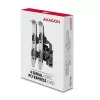 Axagon PCEA-S4N PCIe - 4x Seriell-Port 250 kbps Adapter mit SP und LP Blende