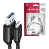 USB-Kabel Axagon BUCM3-AM15AB USB 3.2 Gen 1 1,5m USB-C USB-A Schwarz