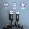USB-Kabel Axagon BUCM-AM10TB USB 2.0 0,6 m USB-C USB-A Schwarz