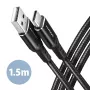 USB-Kabel Axagon BUCM-AM15AB USB 2.0 1,5 m USB A USB C Schwarz