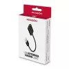 Externer USB-Audioadapter AXAGON ADA-12 mit 1x 3,5-mm-Klinke für Kopfhörer und Mikrofon