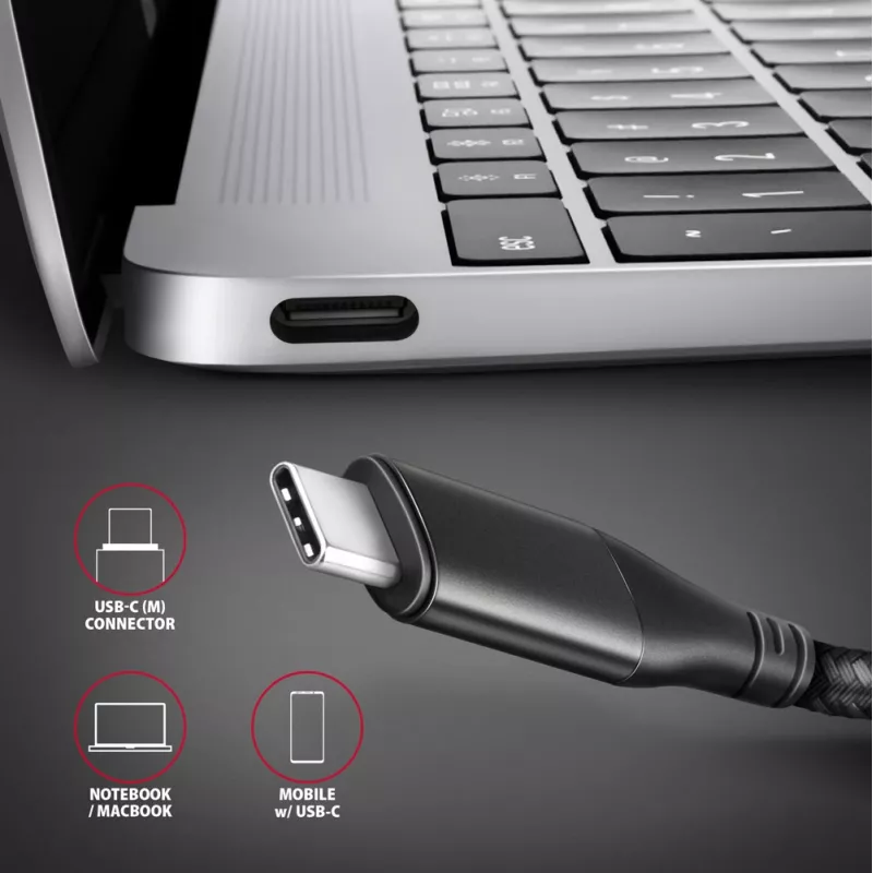 Axagon RVC-HI2M USB-C -> HDMI 2.0a Adapter 4K/60Hz HDR10
