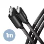 USB-Kabel Axagon BUMM3-CM10AB Micro-USB B auf USB C 1m Schwarz