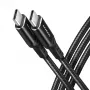 USB-Kabel Axagon BUCM-CM20AB 2m USB C Schwarz