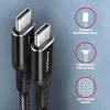USB-Kabel Axagon BUCM-CM30AB USB 2.0 3 m USB C Schwarz