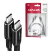 USB-Kabel Axagon BUCM-CM30AB USB 2.0 3 m USB C Schwarz
