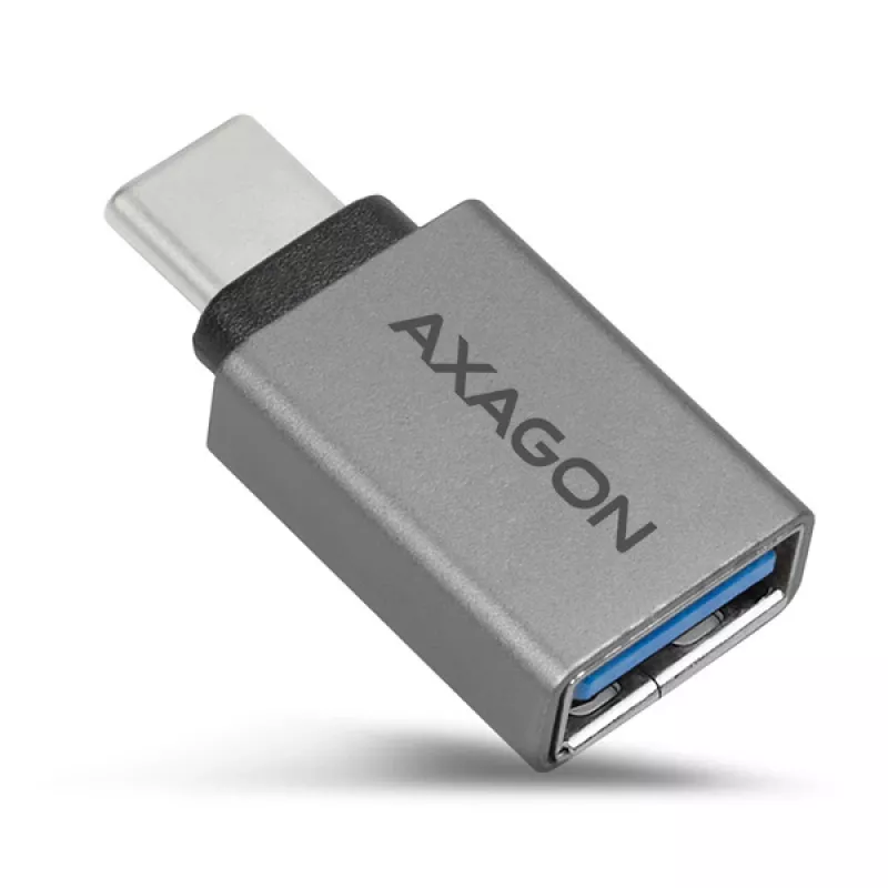 Axagon RUCM-AFA Adapter USB-C (M) -> USB-A (F), USB 3.2 Gen 2, 3A, ALU
