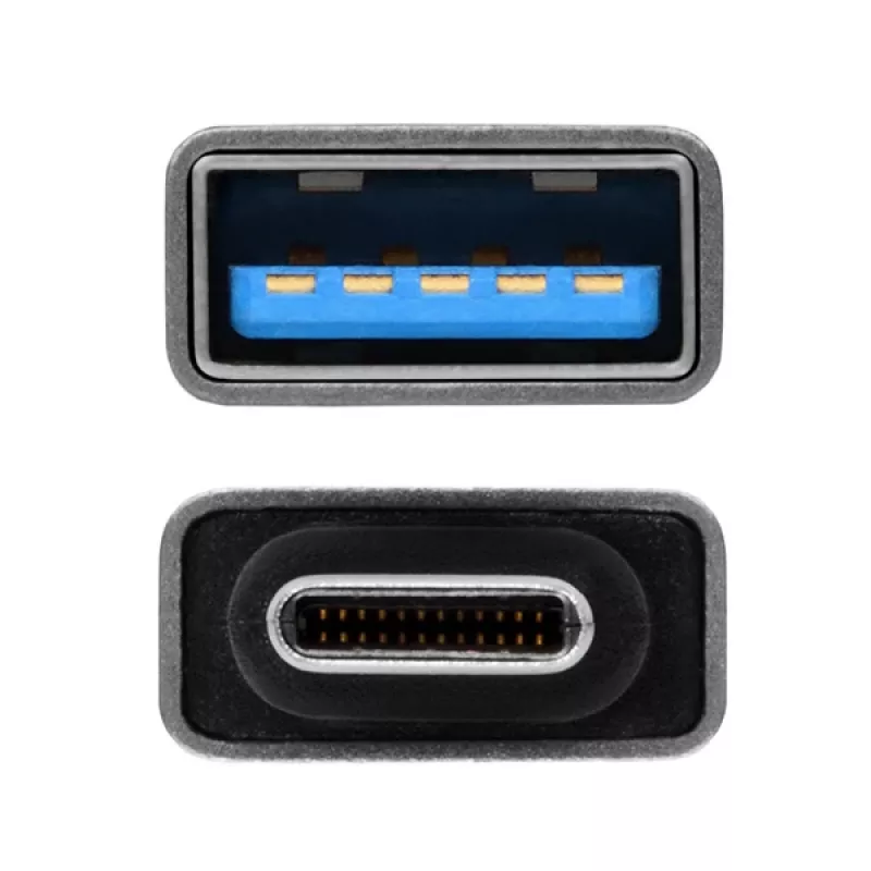 Axagon RUCM-AFA Adapter USB-C (M) -> USB-A (F), USB 3.2 Gen 2, 3A, ALU