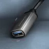 Axagon RUCM-AFAC Kabeladapter USB-C (M) -> USB-A (W), 20cm, USB 3.2 Gen 1, 3A, ALU