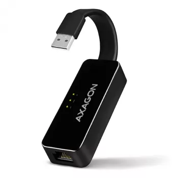 AXAGON ADE-XR USB 2.0 Type-A Fast Ethernet 10/100 Adapter, schwarz, 0,023 kg