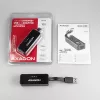 AXAGON ADE-XR USB 2.0 Typ-A auf Fast Ethernet 10/100 Adapter, RJ-45, Realtek RTL8152, schwarz, 23 g