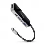 Axagon HMC-6H4A USB 3.2 Gen 1 Hub, 4x USB-A, HDMI 4K/30Hz, PD 100W, 20 cm USB-C-Kabel
