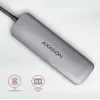 Axagon HMC-HCR3A 3x USB-A+ HDMI+ SD/microSD USB-C 3.2 Gen 1 Hub 20cm Kabelgebundener USB 3.2 Gen 1 (3.1 Gen 1) Typ-C Grau