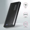 Axagon EEM2-SB2 Externes USB-C 3.2 Gen 2 Metallgehäuse für M.2 NVMe & SATA SSD-Festplatten. Schraubenlos