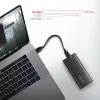 Axagon EEM2-SB2 Externes USB-C 3.2 Gen 2 Metallgehäuse für M.2 NVMe & SATA SSD-Festplatten. Schraubenlos