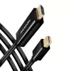 Axagon RVDM-HI14C2 Mini DisplayPort auf HDMI Adapterkabel 4K 30Hz 1,8m