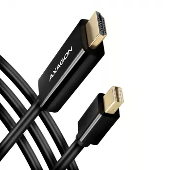 Axagon RVDM-HI14C2 Mini DisplayPort auf HDMI Adapterkabel 4K 30Hz 1,8m